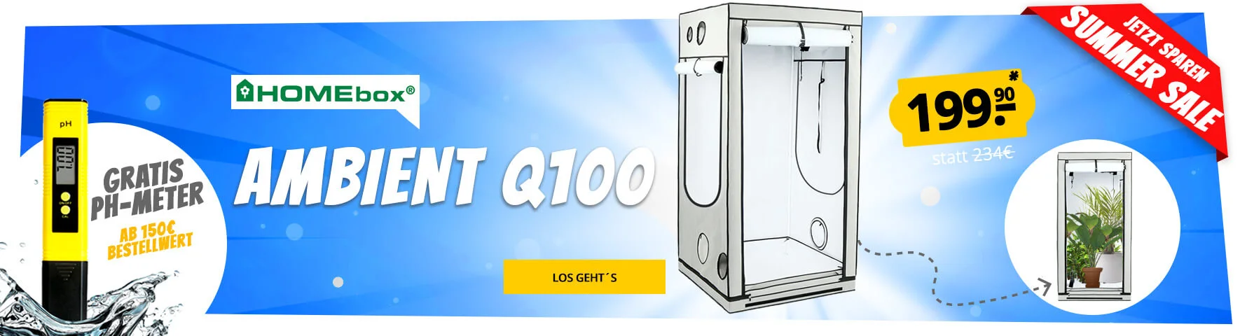Homebox Ambient Q100 Summer Sale pH Meter gratis